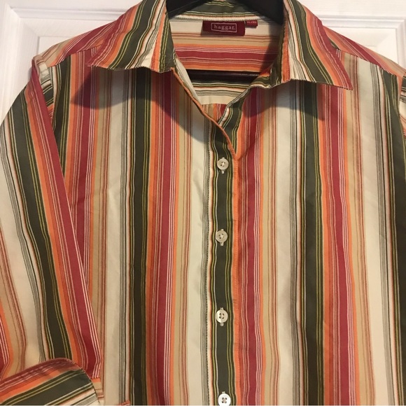 2 for $20. HAGGAR Loose Fit Blouse Vibrant Colour XL - Picture 9 of 11